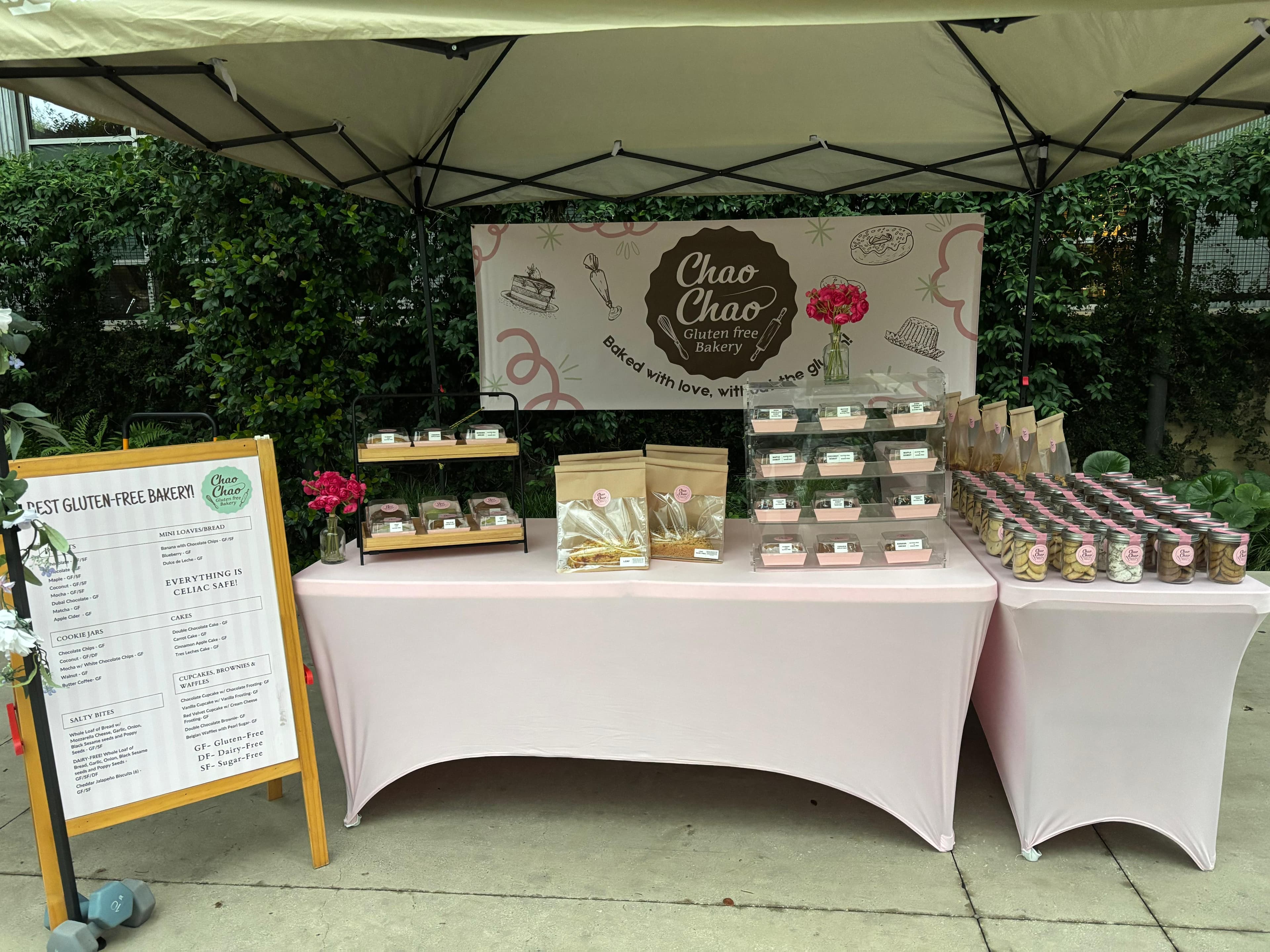 Chao Chao at the farmers market